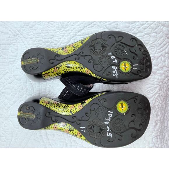 Jambu Women's Black Suede Slip-On Summer Vacation Wedge Shoes Size 11 - Picture 7 of 11